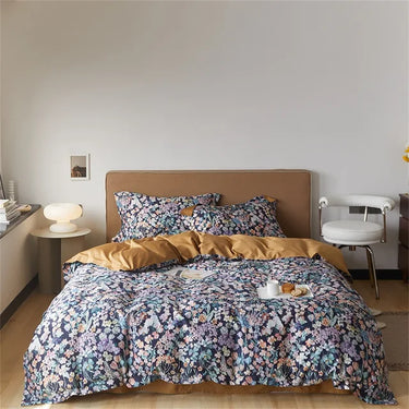 Bohemian Paisley European Luxury Egyptian Cotton Linens Bedding Set